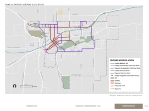 The City Comp Plan’s Motorized Trail Network